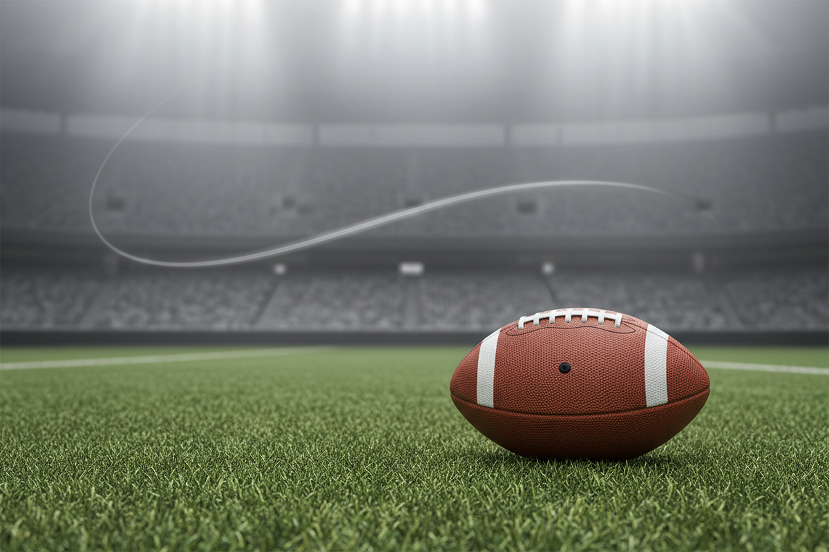 Grey football collection cover