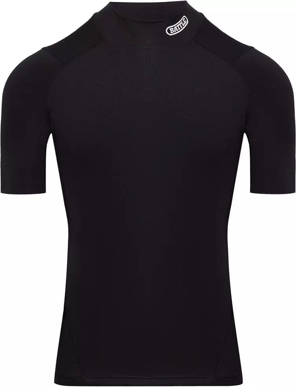 BATTLE | Mock Neck Short Sleeve -Adult